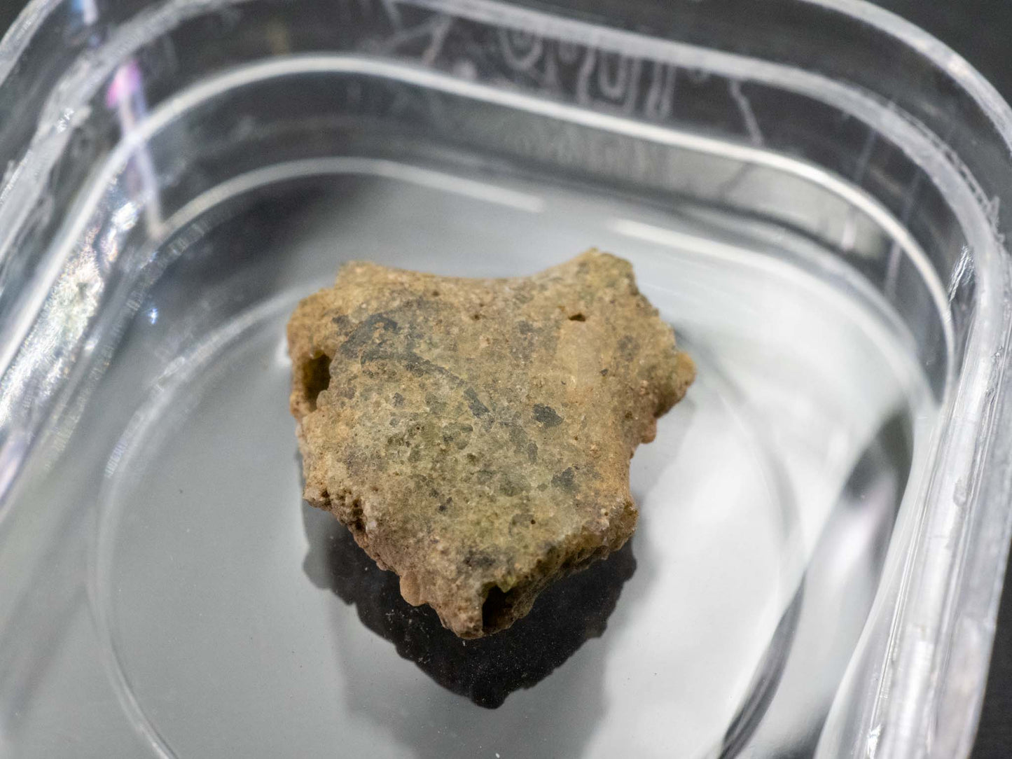 Trinitite (0.9 grams) - Trinity site, White Sands Missile Range, Socorro County, New Mexico, USA - July 16, 1945 at 5:29am MWT