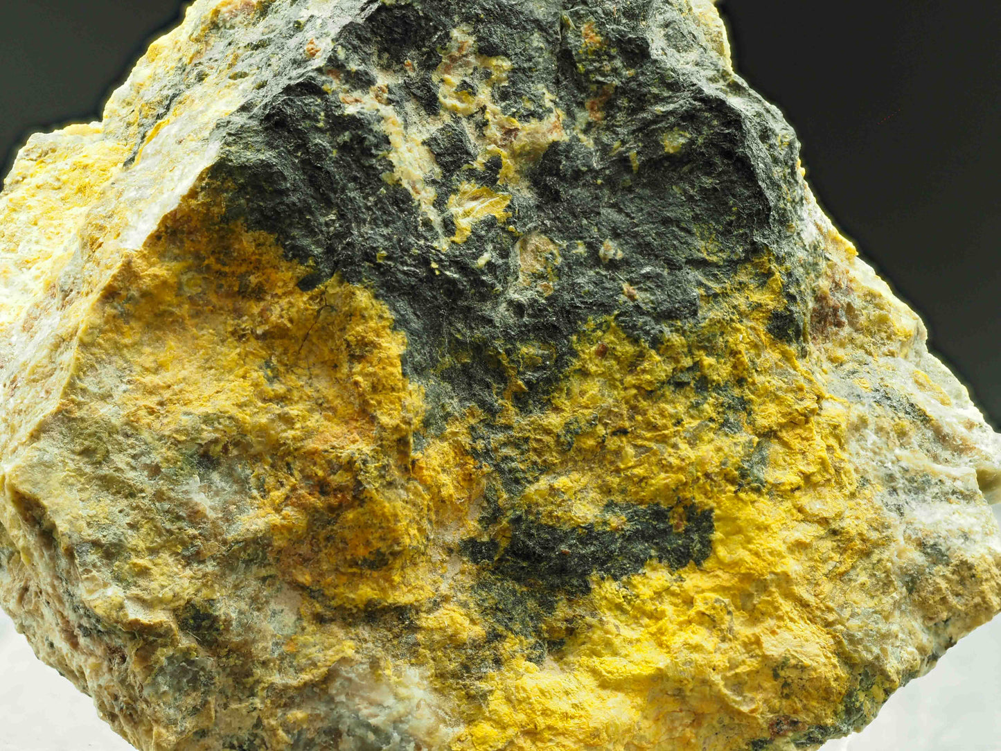 Uraninite Altering to Gummite - Eldorado Mine, Port Radium, Great Bear Lake, Northwest Territories, Canada