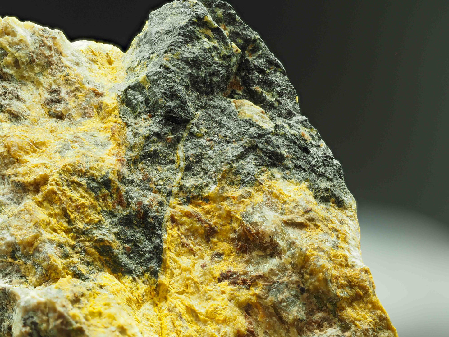 Uraninite Altering to Gummite - Eldorado Mine, Port Radium, Great Bear Lake, Northwest Territories, Canada