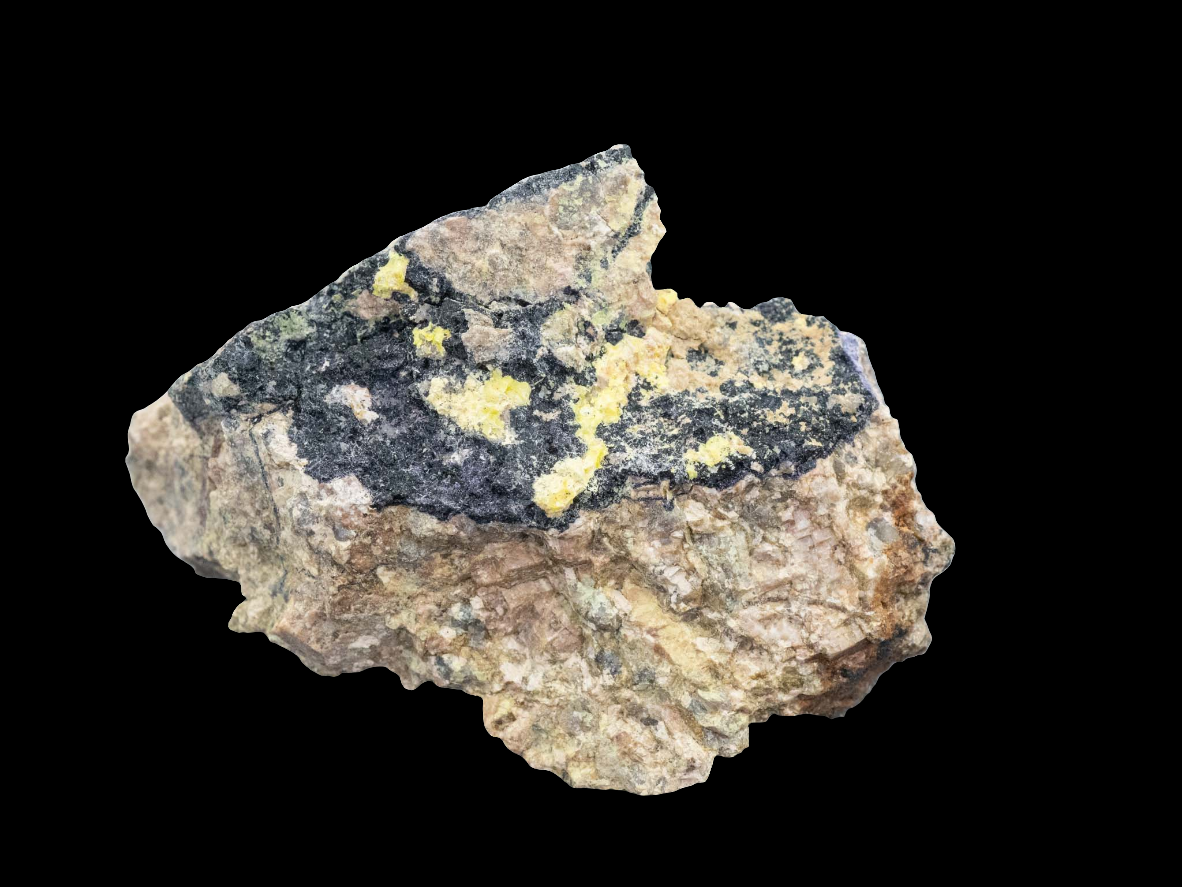 Autunite & Antozonite - Marienschacht Mine, Wolsendorf, Bavaria, Germany