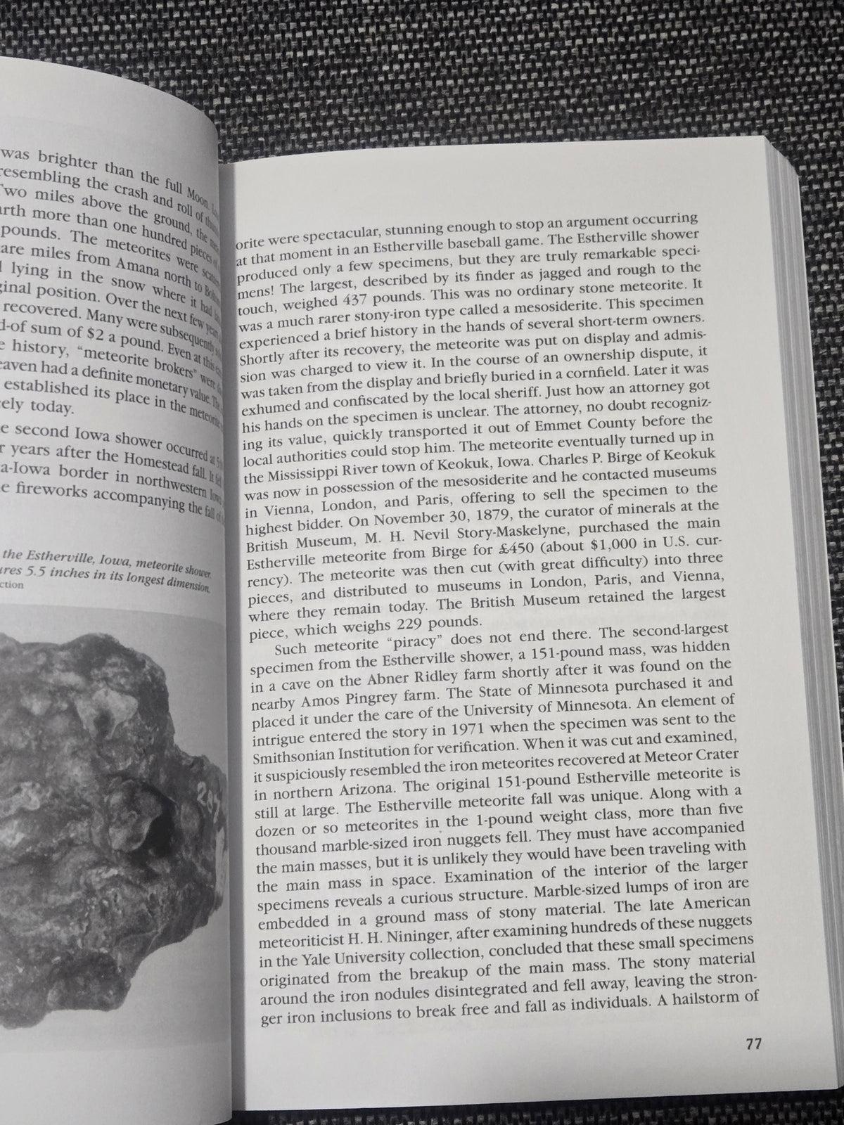 Rocks from Space: Meteorites and Meteorite Hunters, by O. Richard Norton (Second Edition)