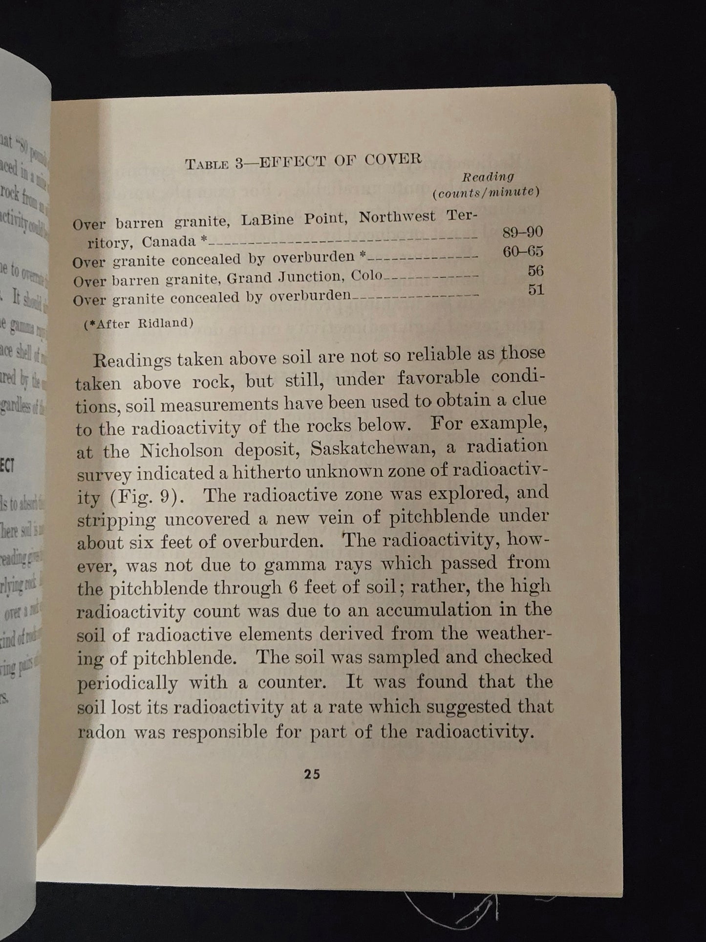 Prospecting With a Counter United States Atomic Energy Commission — Revised July 1954