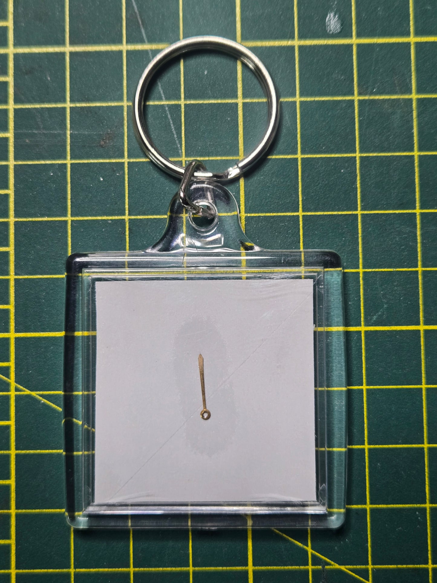 Radium Dial Watch Hand Keychain — With Periodic Element Reference Card