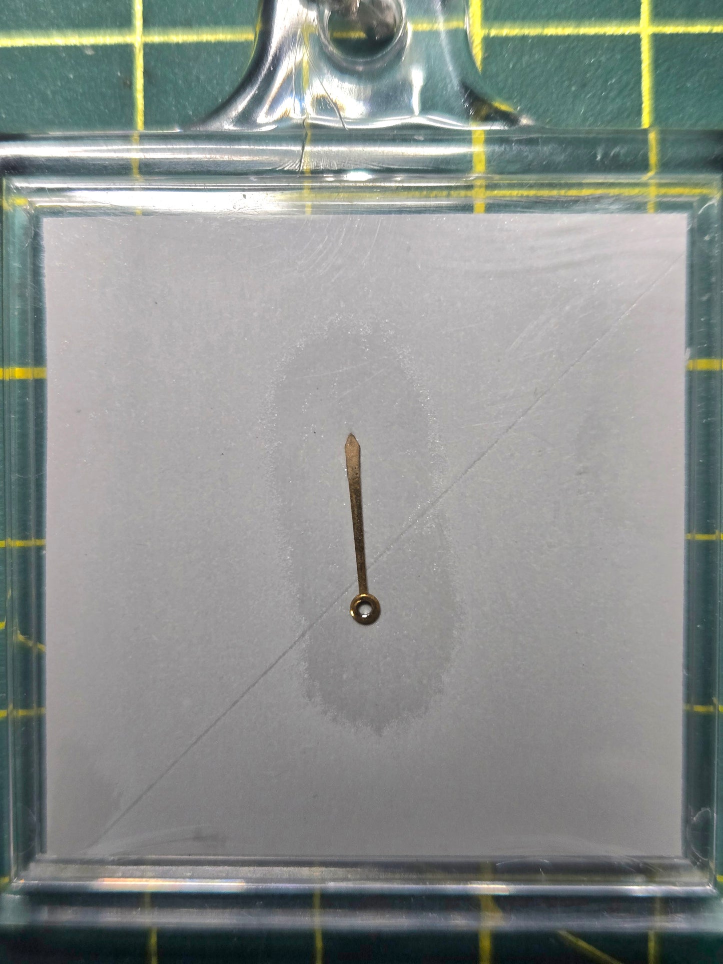 Radium Dial Watch Hand Keychain — With Periodic Element Reference Card